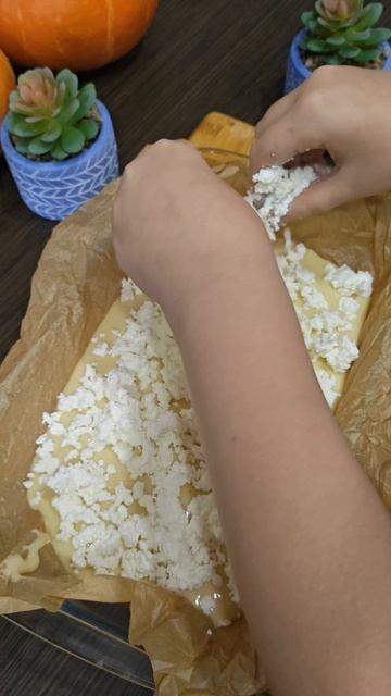 🍎🍰 Простой яблочно-творожный пирог к чаю#пирог