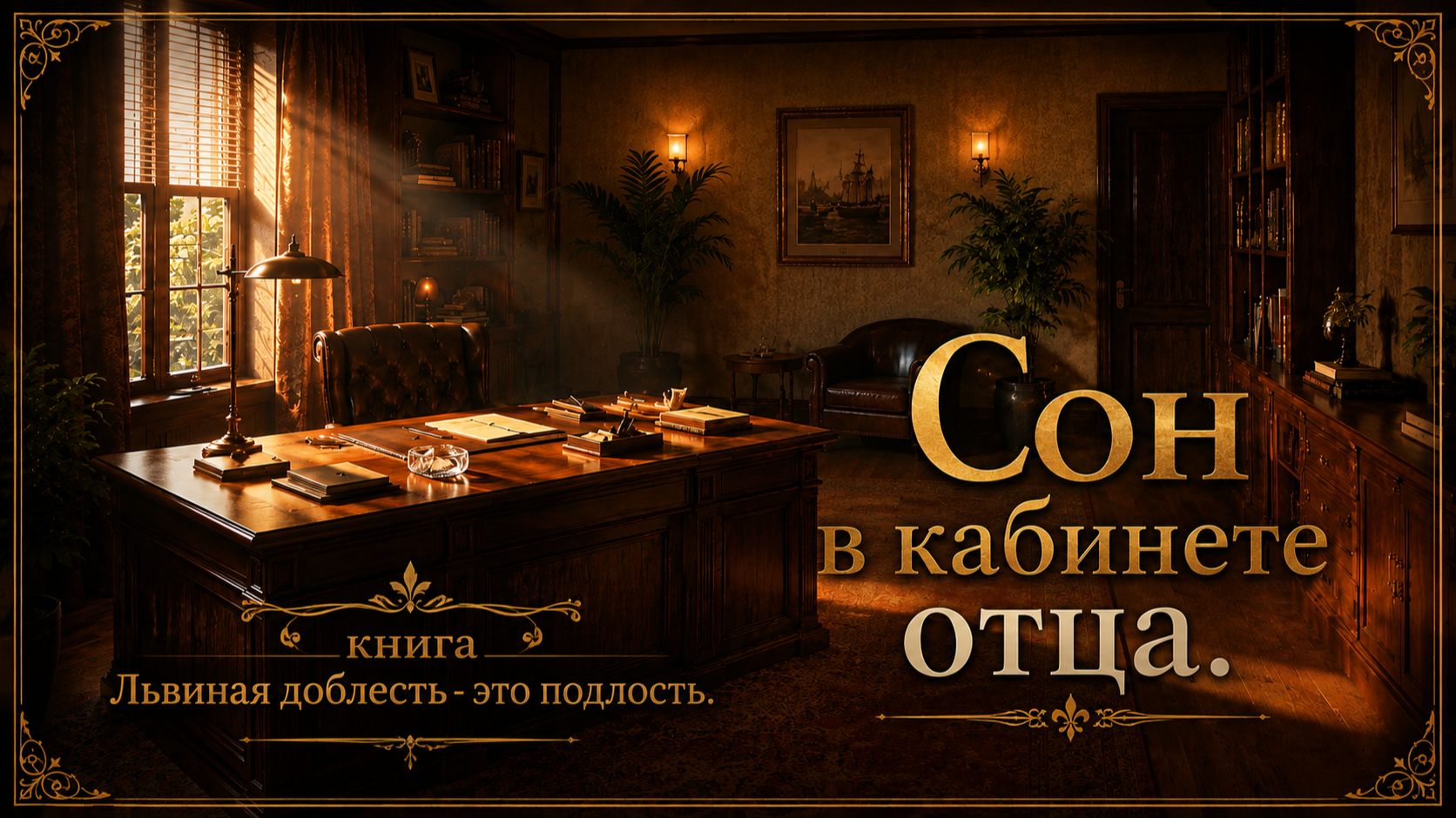 Сон в кабинете отца🌿книга 🧡Львиная доблесть - это подлость🔥
