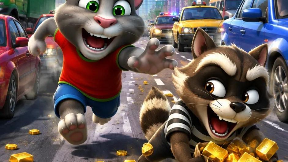 Том бег за золотом  игра игры мультики.