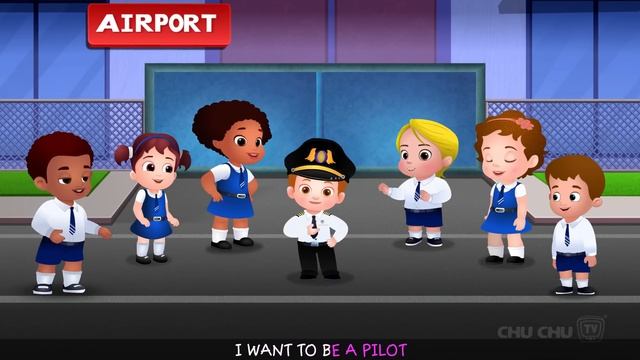 Кем ты хочешь быть? Песня о профессиях - Профессии часть 1 - ChuChu TV детские стишки и песни для ма