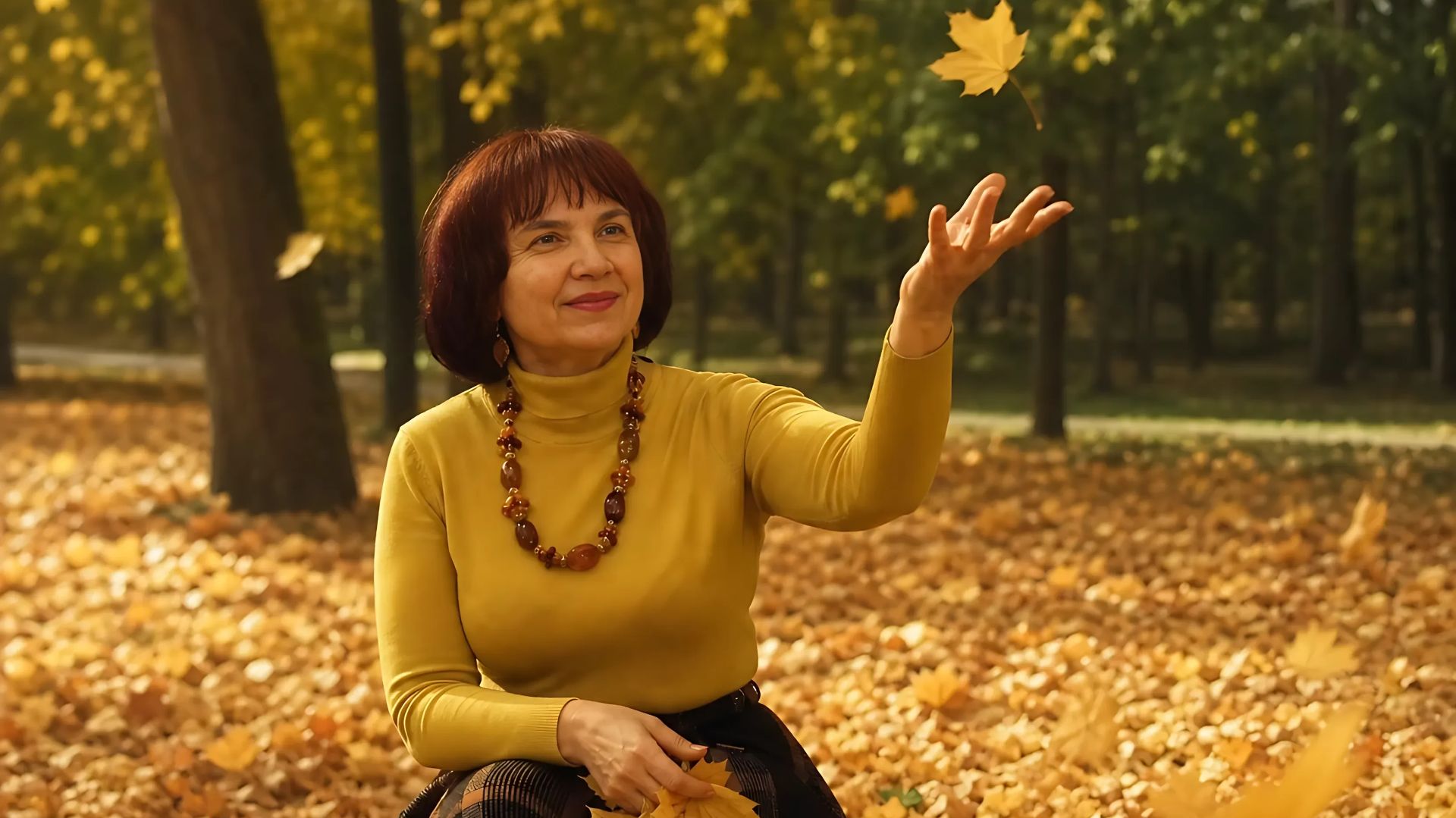 ЖЕЛТЫЙ ЛИСТ УПАЛ МНЕ ПРЯМО В РУКИ.