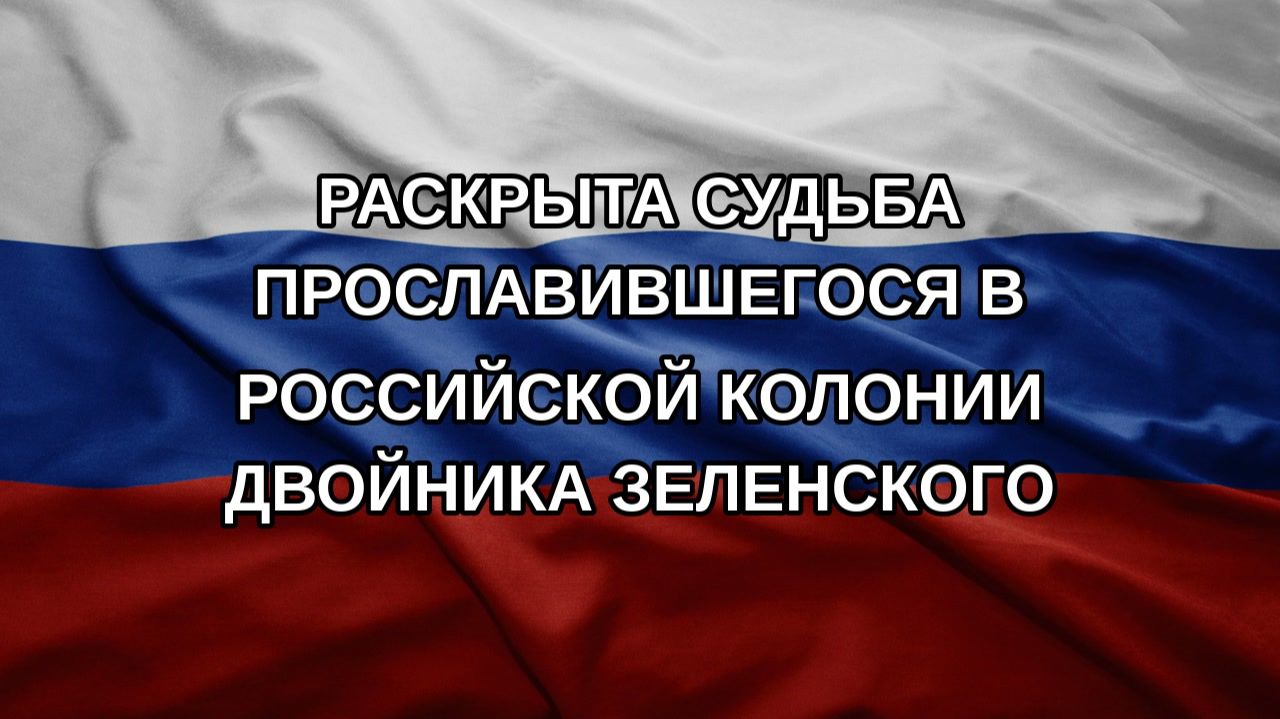 Раскрыта судьба прославившегося в российской колонии двойника Зеленского