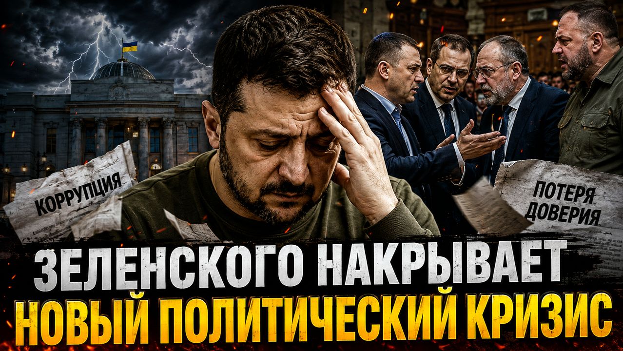 ЗЕЛЕНСКОГО НАКРЫВАЕТ НОВЫЙ ПОЛИТИЧЕСКИЙ КРИЗИС