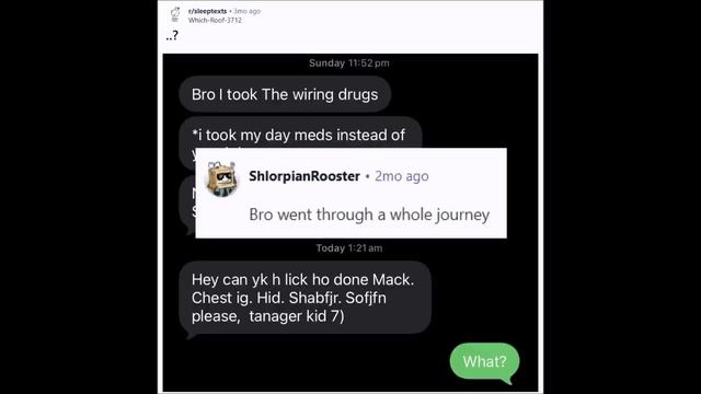 The Reddit For People Who Text In Their Sleep