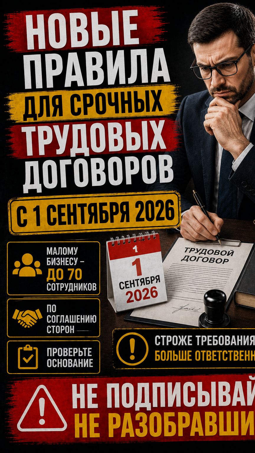 Новые правила для срочных трудовых догворов