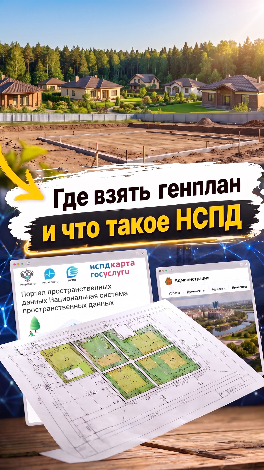 Где взять генплан и что такое НСПД?