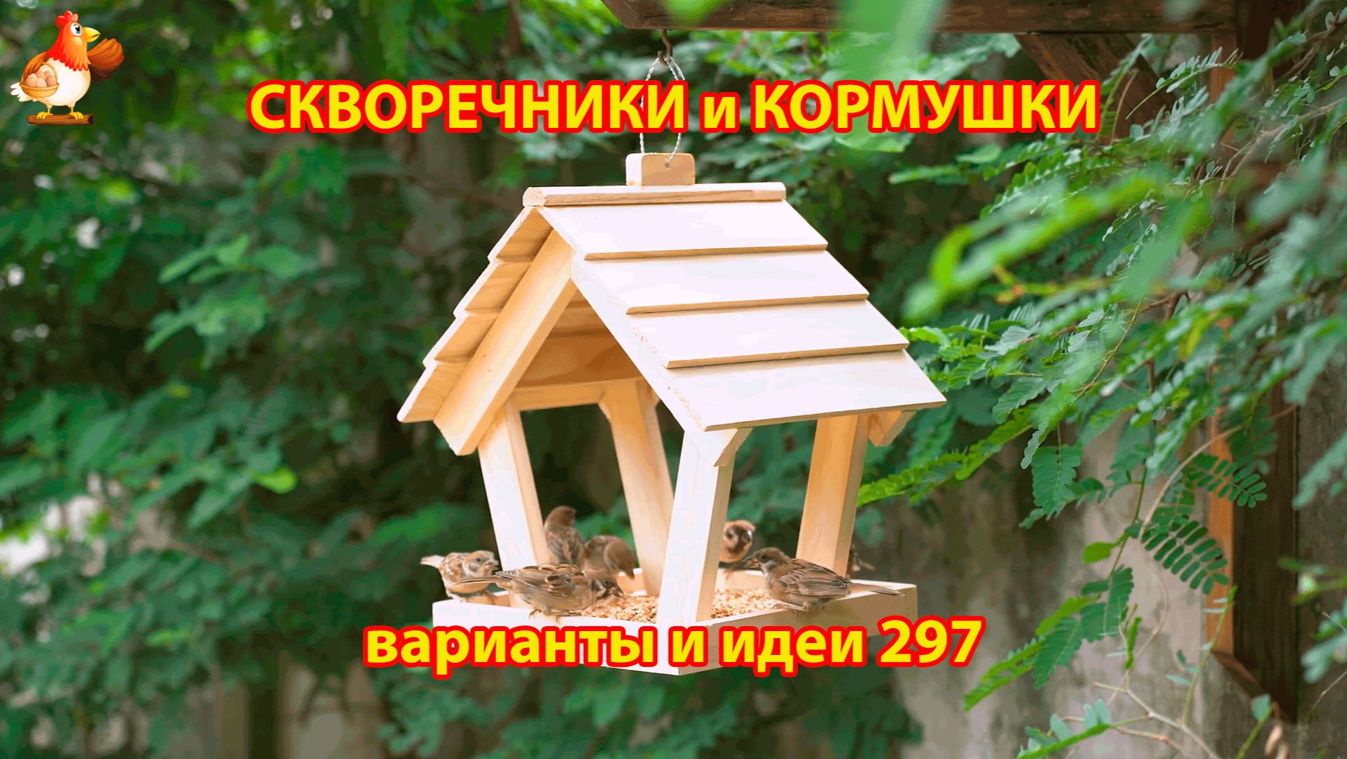 Скворечники и кормушки своими руками для птиц (297) 🪚🪛🔨 Идеи для дачи и сада пошагово ❣️