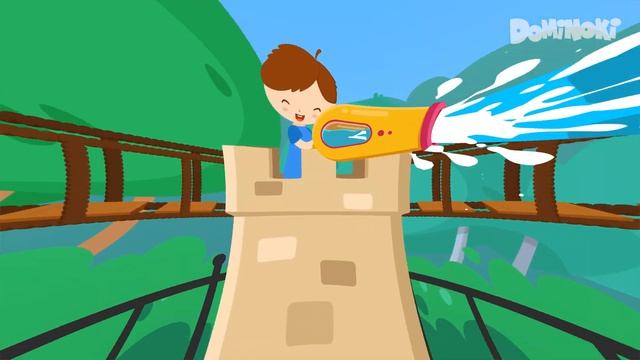 Играем на Детской Площадке  Развивающие Песенки и Игры для Детей  Dominoki на Русском