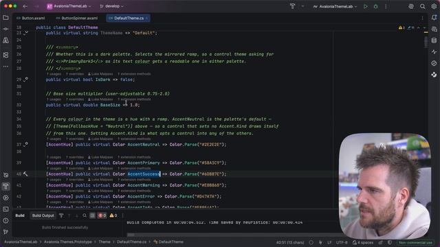 #16 Avalonia UI темы - Цветовая палитра, задающая тему всего приложения