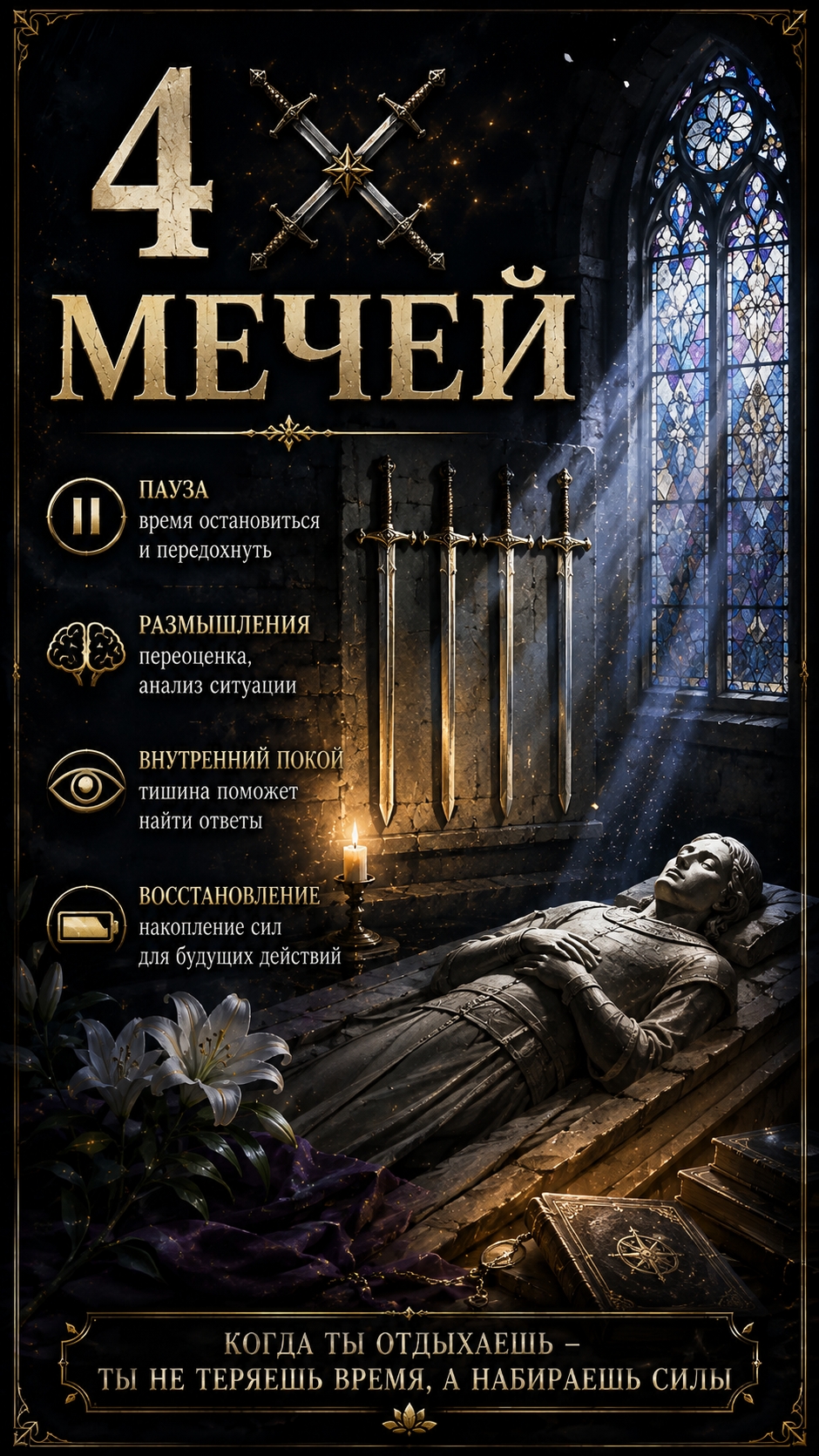 4 мечей значение через символы