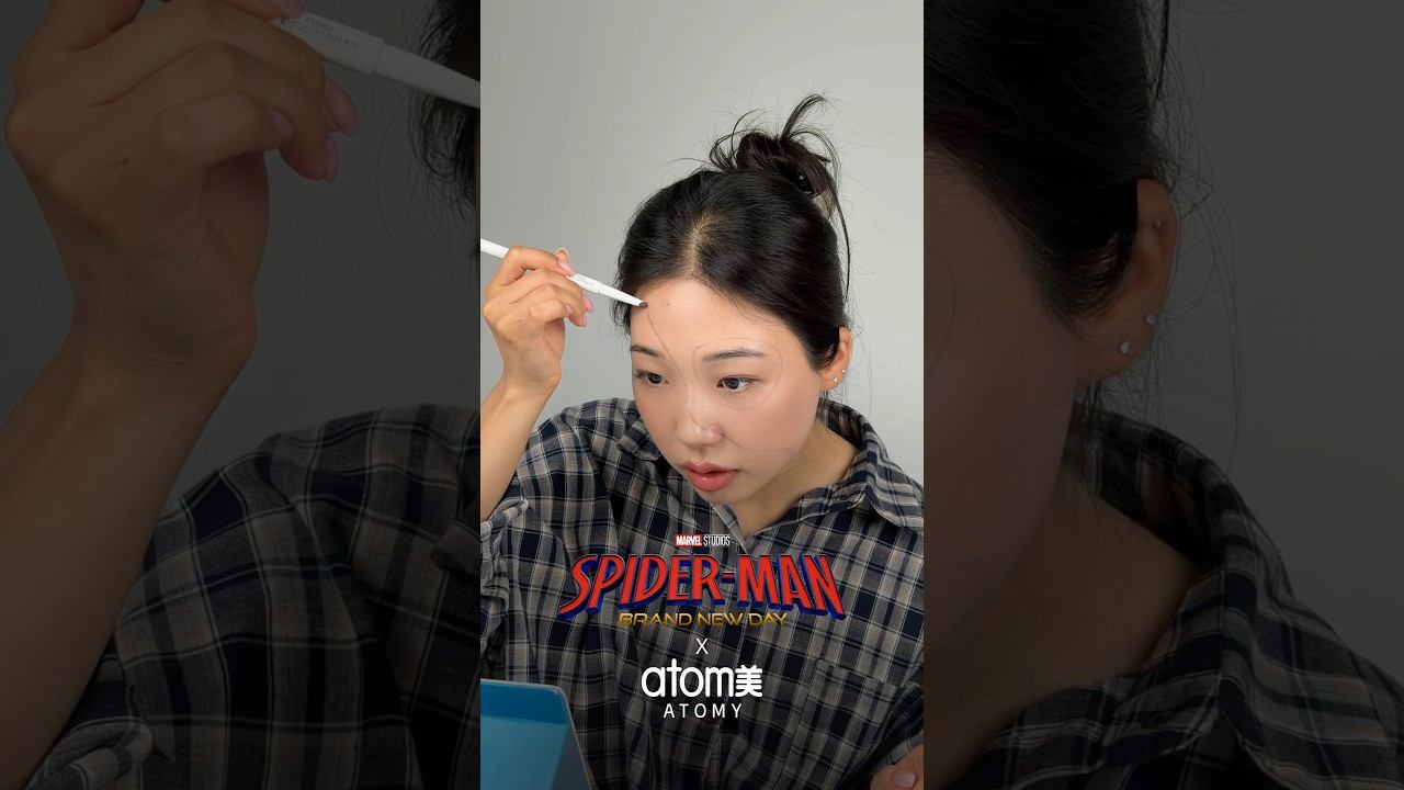 Spider Woman Makeup With Atomy Adelica️️#makeuptutoria #spiderman #makeup #spidermanmakeup