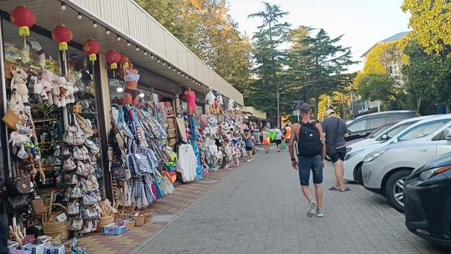 Идём с моря, посёлок Лазаревское, цикады цоколя, сосны, ели, горы, море, воздух супер