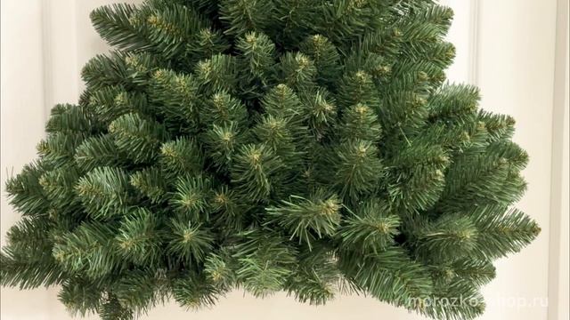 Настенная искусственная ель БОЯРСКАЯ, зелёная, хвоя ПВХ, 110 см, ЕКНП11