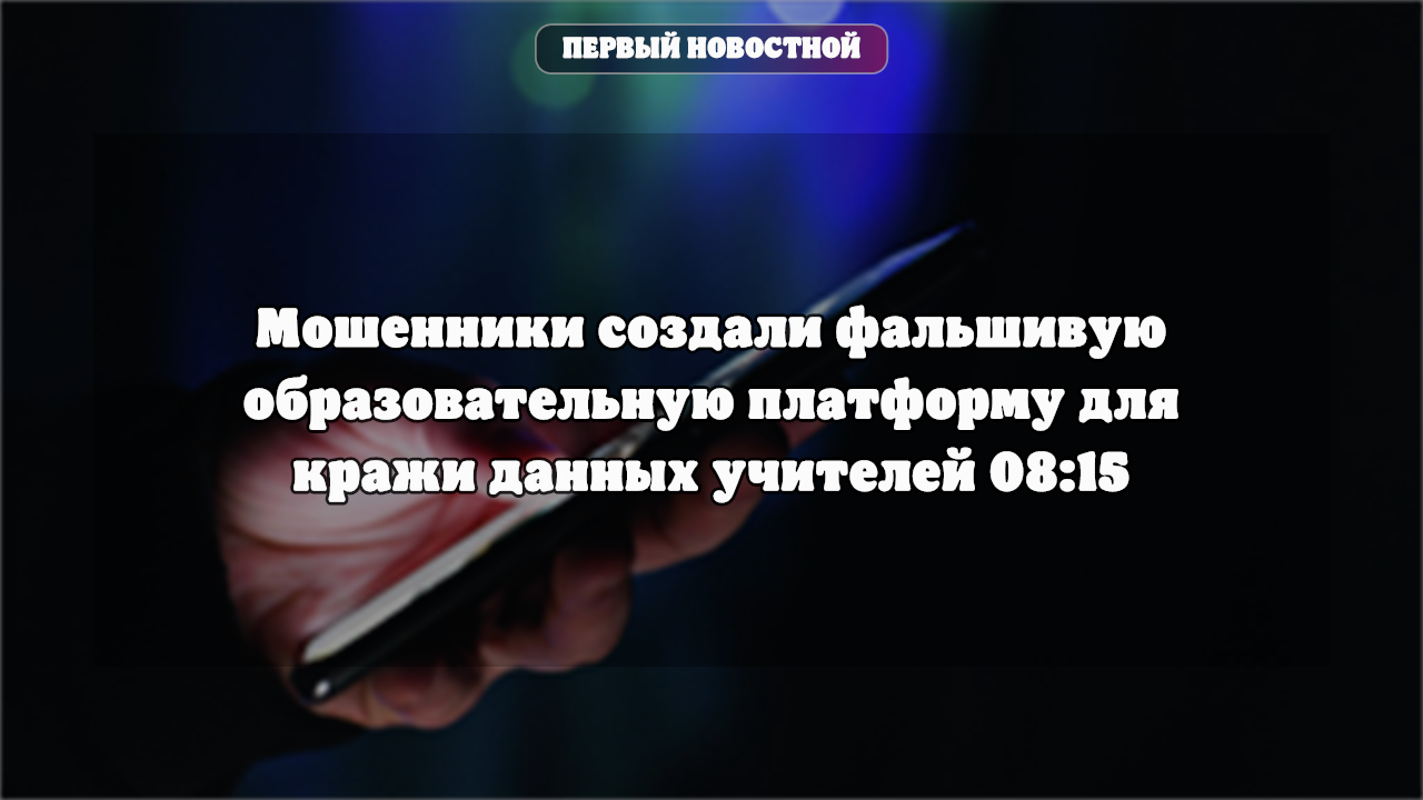 Мошенники создали фейковую платформу для кражи данных учителей перед учебным годом