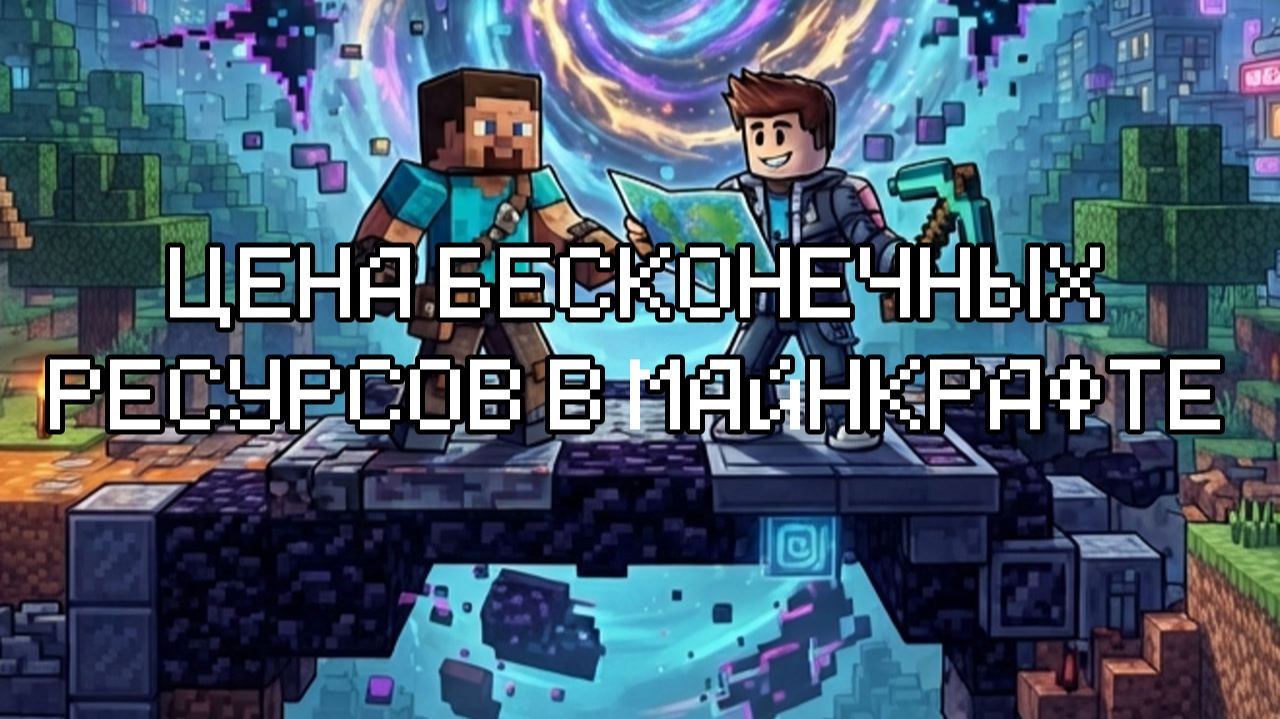 Цена бесконечных ресурсов в майнкрафте