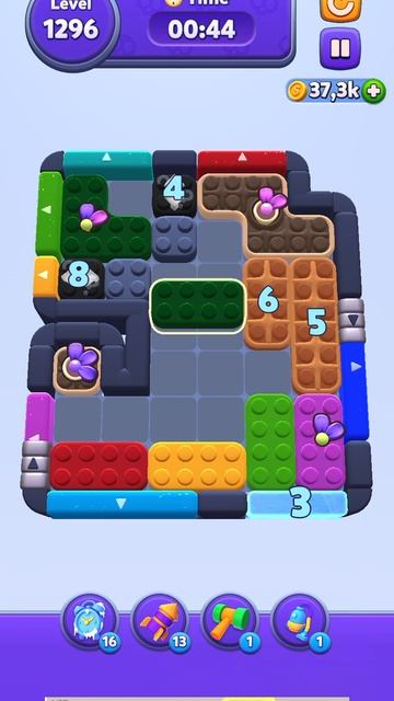 Color Block Jam 1296 уровень