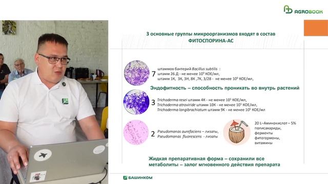 Биопрепараты «БашИнком» помогают рационально защищать и питать посевы