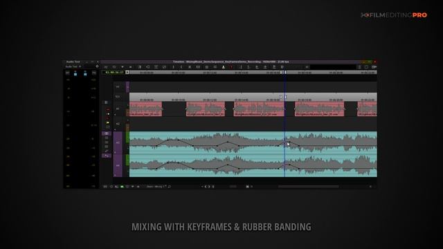 Lesson 18- Mixing With Keyframes & Rubber Banding – Film Editing Pro
