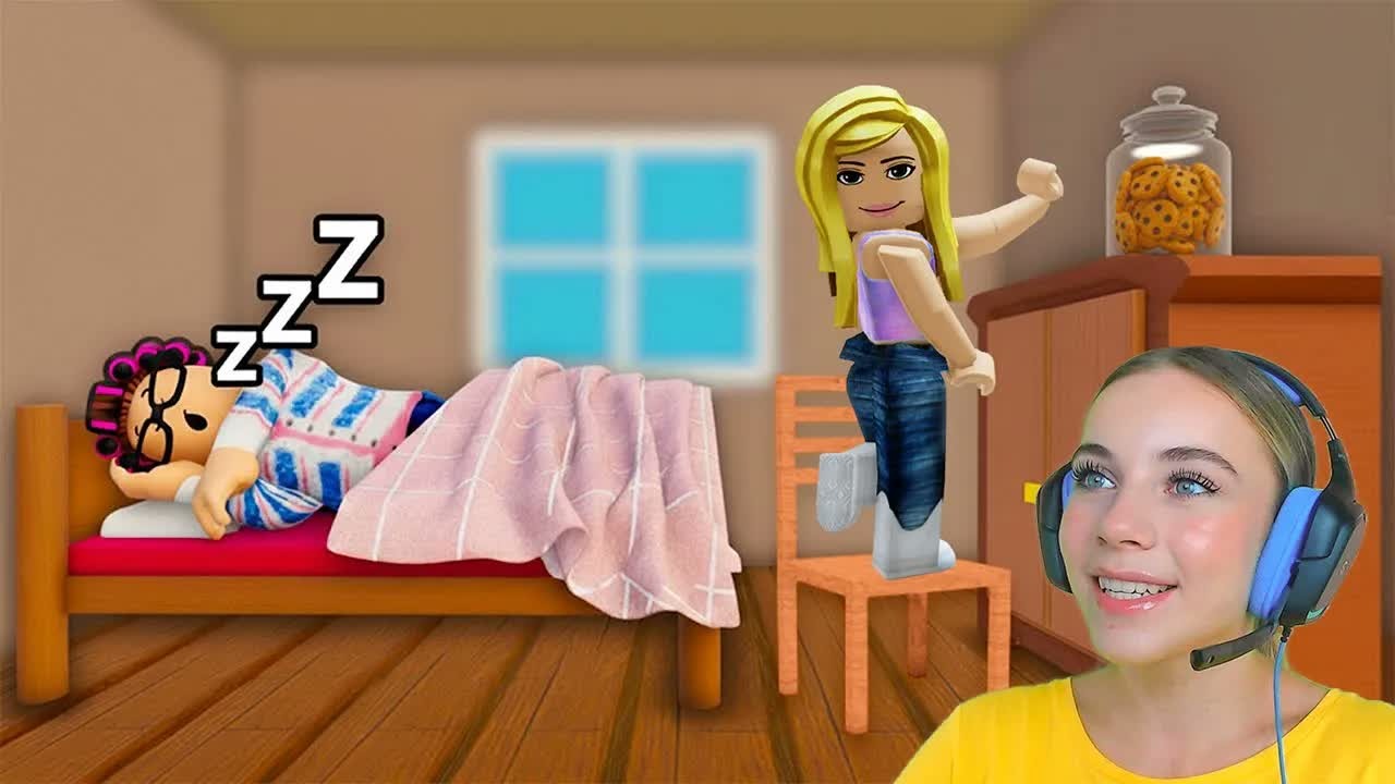 УКРАЛИ ВСЕ ПЕЧЕНЬЕ МОЕЙ БАБУШКИ в ROBLOX!