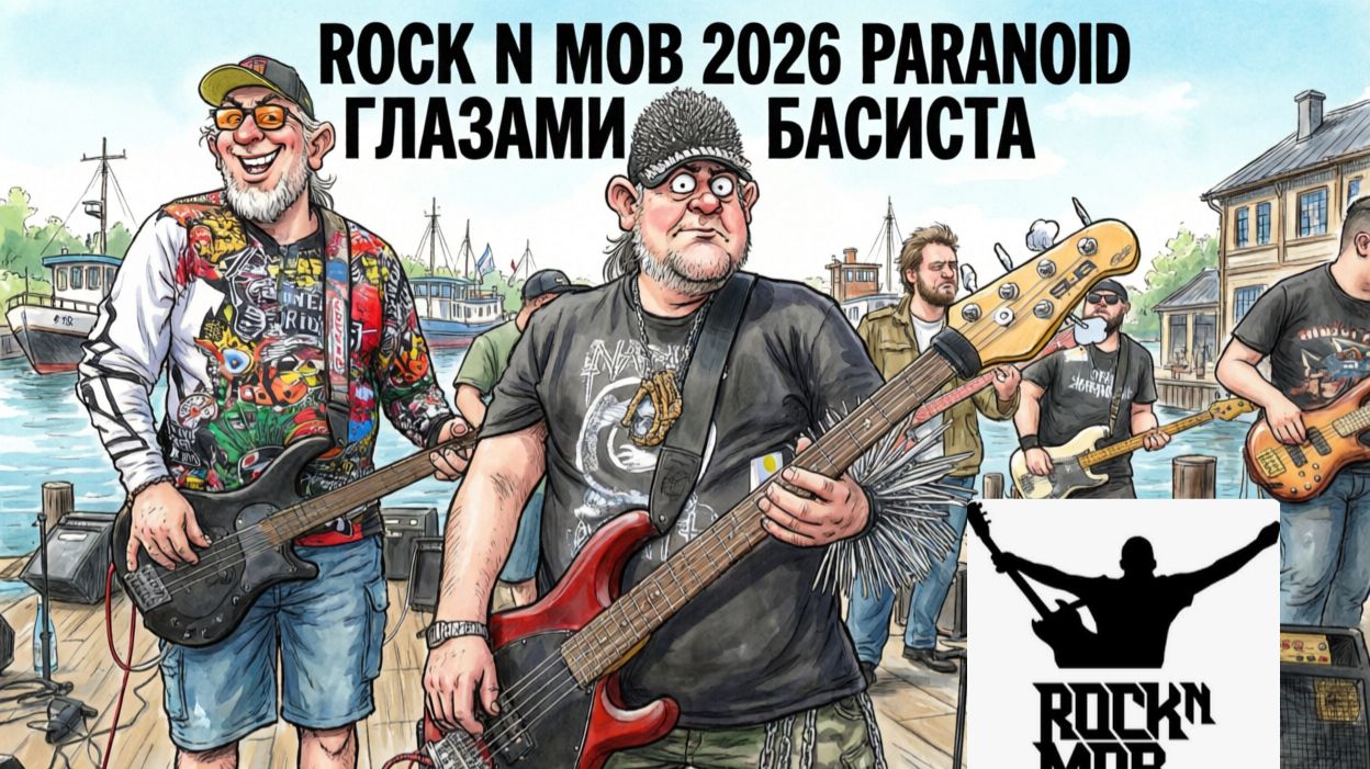 Rock n Mob 2026 на Речном вокзале глазами басиста PARANOID