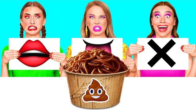 🍿🌭Откуси Лизни или Ничего! Челлендж