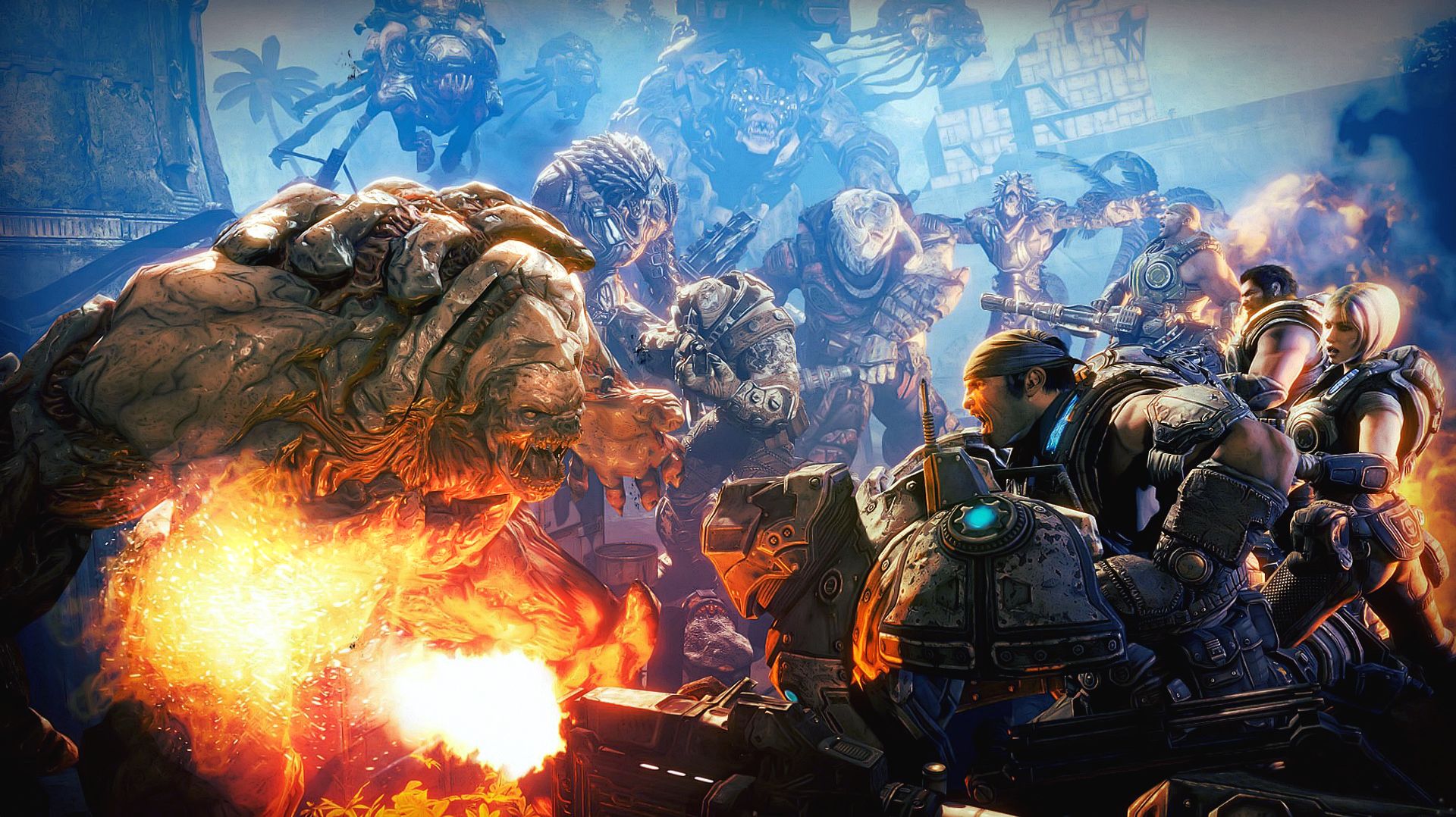 Gears Of War Прохождение на пк ( часть 8) Ну типо Электрики.