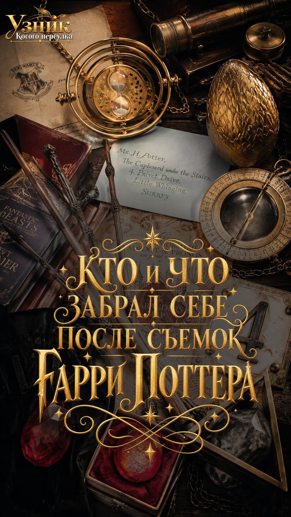 Кто и что себе забрал со съёмок Гарри Поттера