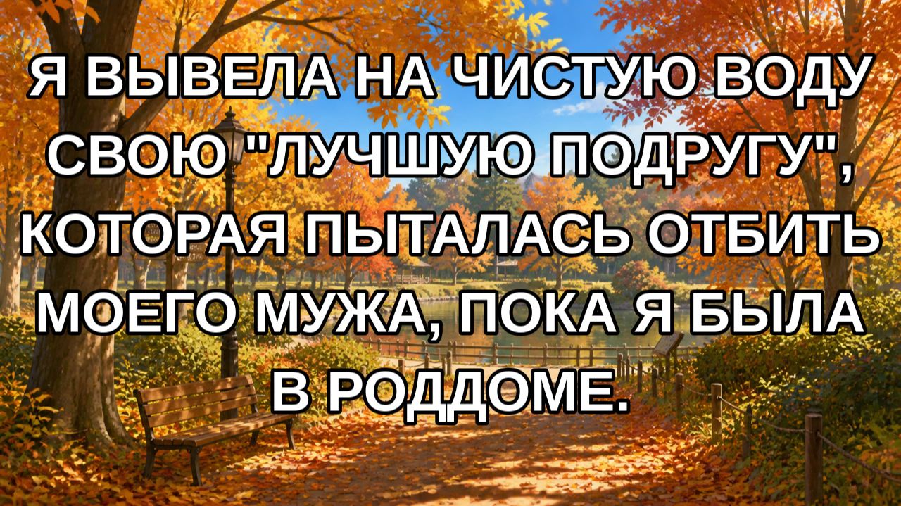 Я ВЫВЕЛА НА ЧИСТУЮ ВОДУ СВОЮ 