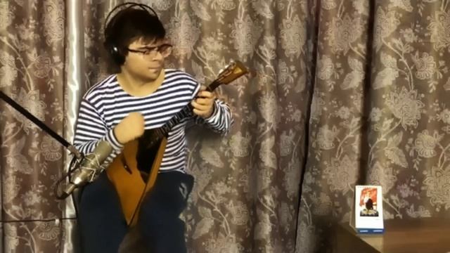 Шедевр на балалайке  Виктор Цой рок-группа Кино.mp4