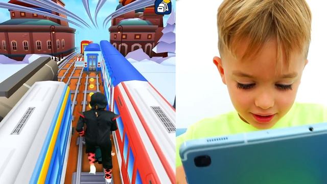 Влад и Ники БЕГУТ - новая игра для детей