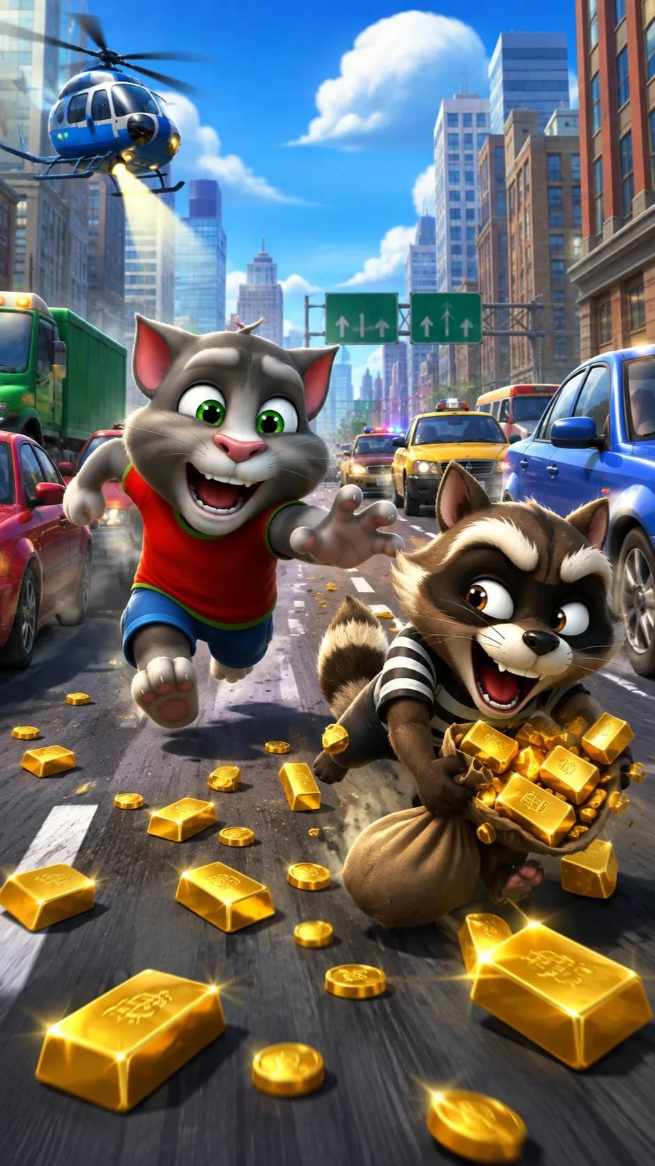 Том, бег за золотом | игра #игры #мультики.