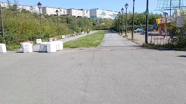 Прогулка, Магадан, набережная, сквер Морской