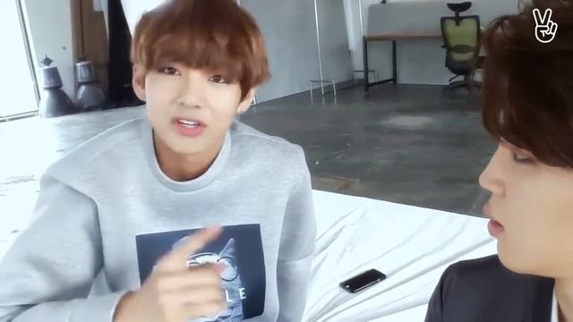 VLIVE Live Jimin • Taehyung «Гозу Мандакко» 2015.09.03 (Автоперевод)