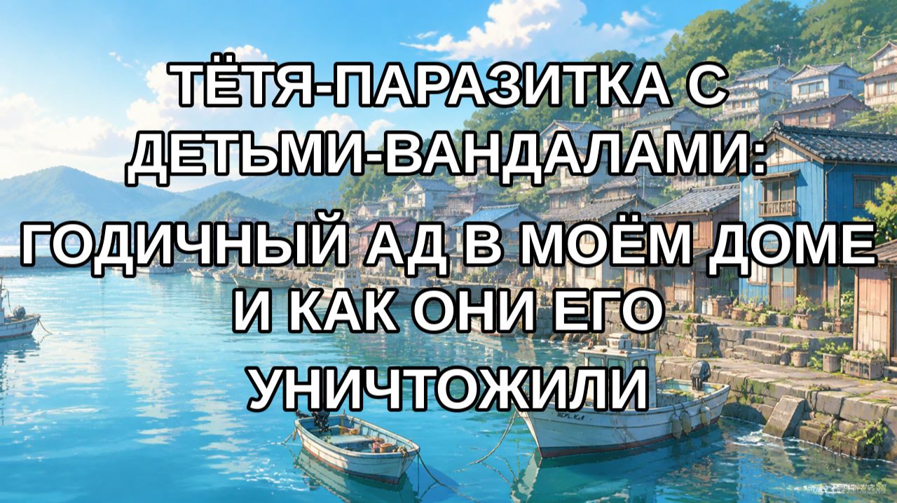 ТЁТЯ-ПАРАЗИТКА С ДЕТЬМИ-ВАНДАЛАМИ: ГОДИЧНЫЙ АД В МОЁМ ДОМЕ И КАК ОНИ ЕГО УНИЧТОЖИЛИ
