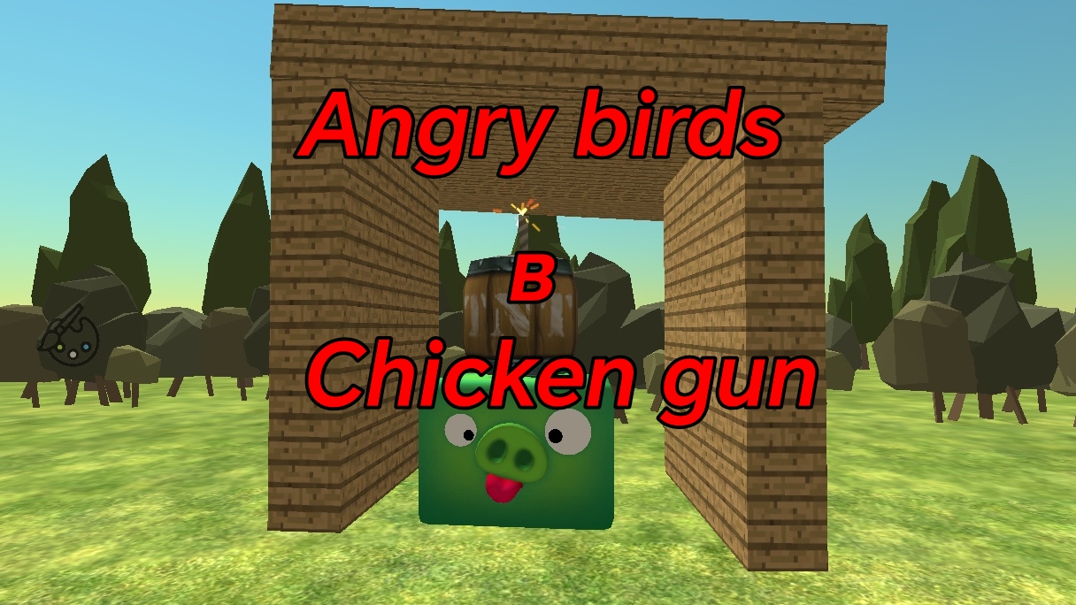Angry Birds в Chicken Gun
