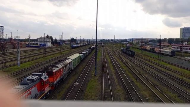 небольшой сборник поездов на станции Дёма