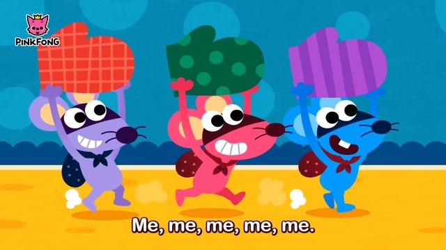 Три маленьких котёнка  Детские стишки с оригами  Оригами PINKFONG  Песни PINKFONG для детей