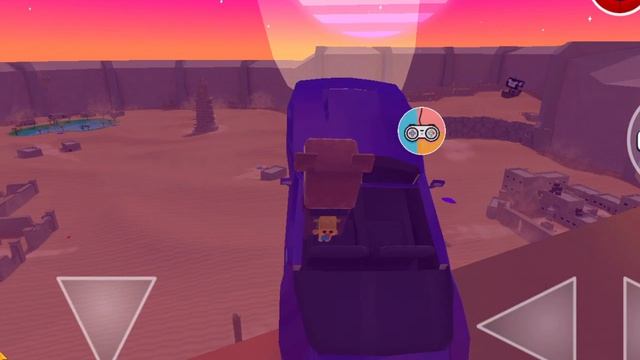 Катаюсь на крутой тачке в бемотепской пустыне в Super Bear Adventure