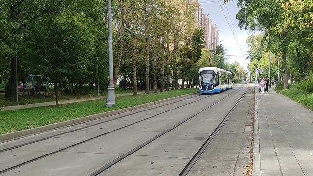 трамваи витязь м на Т2 Новогиреево