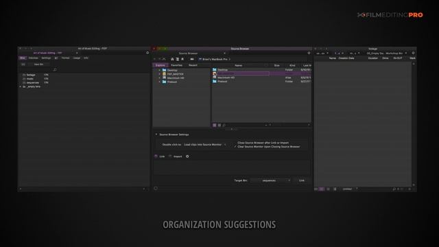 Lesson 34- Setting Up the Project – Film Editing Pro