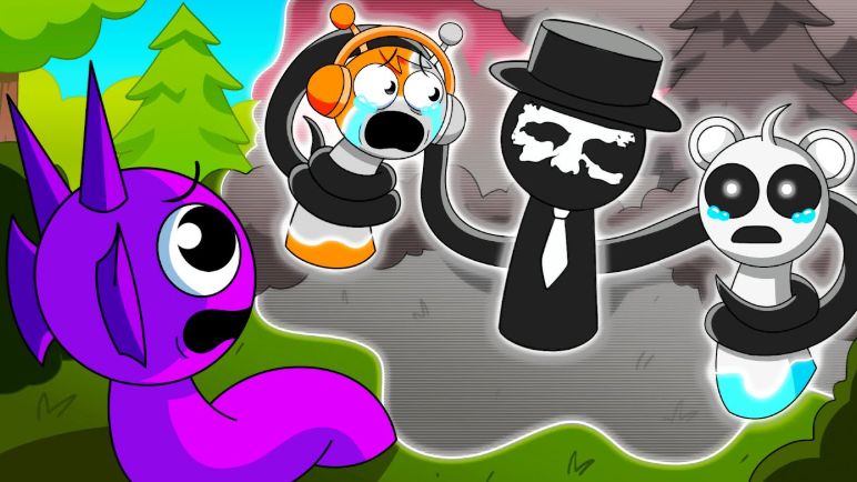 SPRUNKI но ЦВЕТА ПРОПАЛИ?! Мультфильм