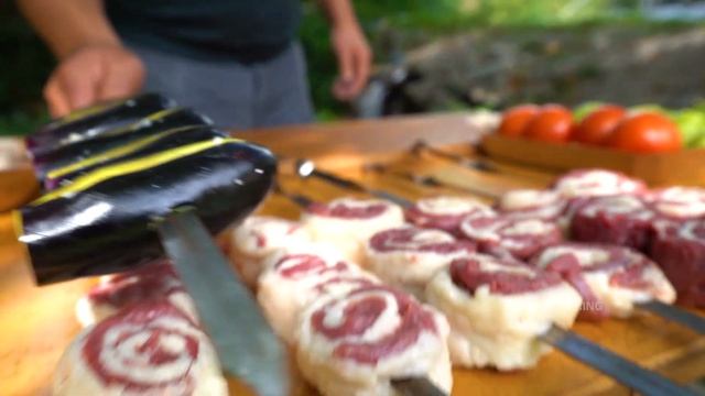 Рецепт шашлыка Рулет. Готовим лучший ягнячий шашлычок