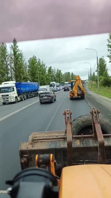Катим 🚜навстречу пробка🫣😲#работа #рек #JCB #JCB