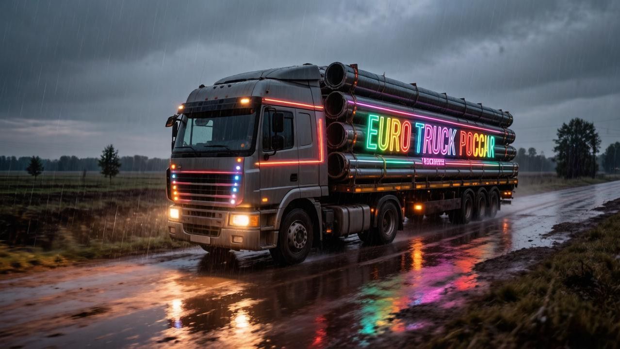 Euro Truck Simulator 2  Ярославль - Чульман  6800 км.