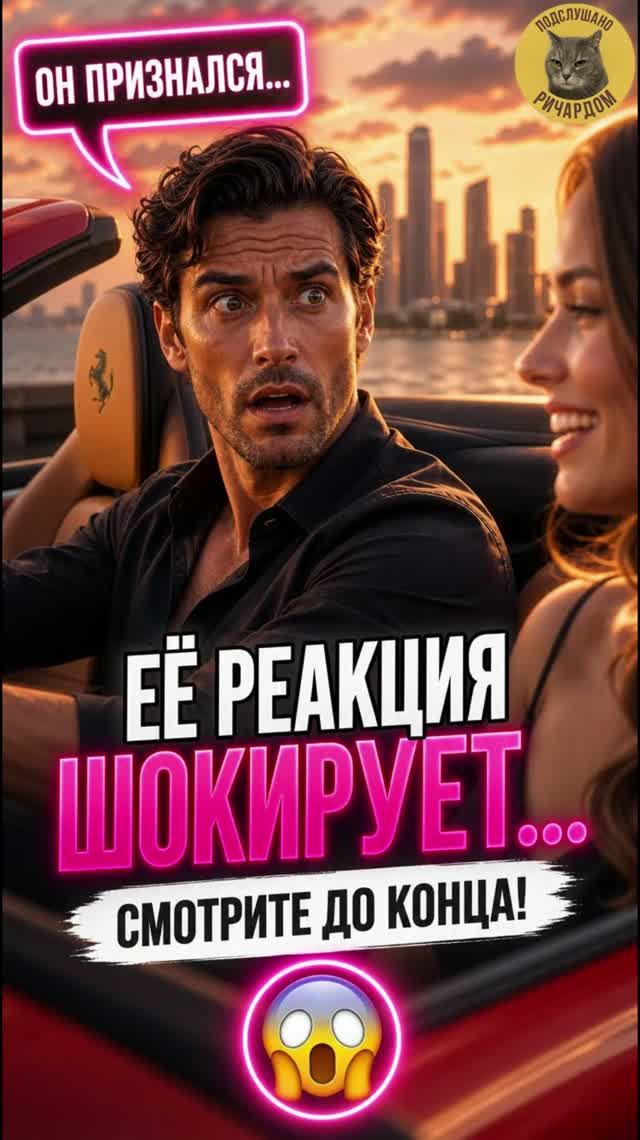 Красная Ferrari 3: Он сказал про жену и детей... её реакция ...😱