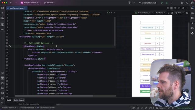 #15  Avalonia UI темы - система акцентов, автоматически генерирующая оттенки