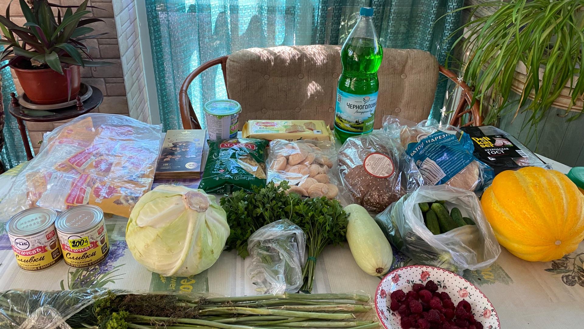 #Покупки продуктов, одежды, растения на рынке и в Магните🛒🛍️
