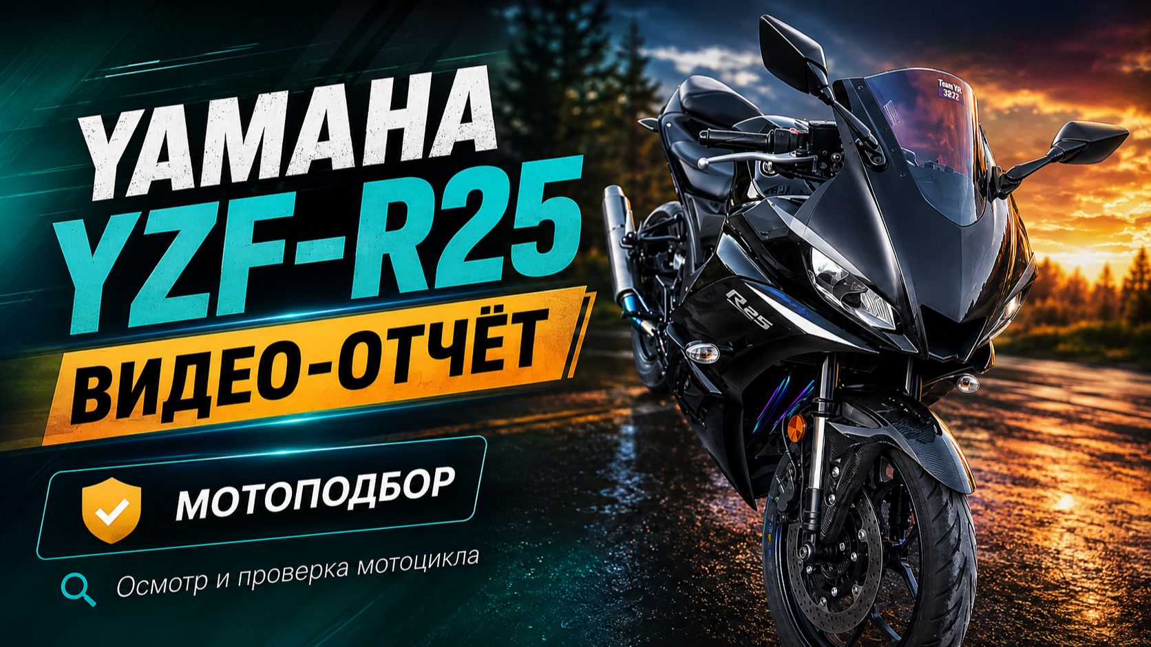 Обзор на подобранный Yamaha YZF-R25