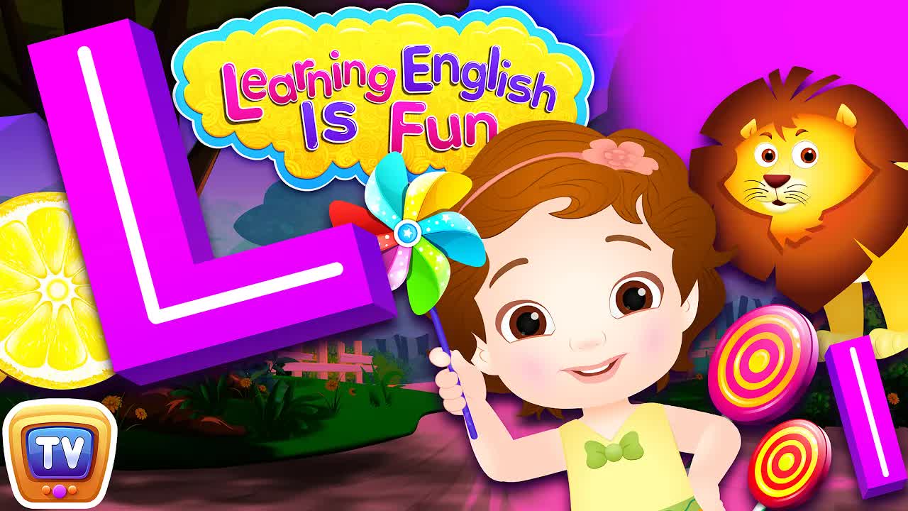 ChuChu TV Учим английский - это весело  Песня про букву L  Фонетика и слова для дошкольников