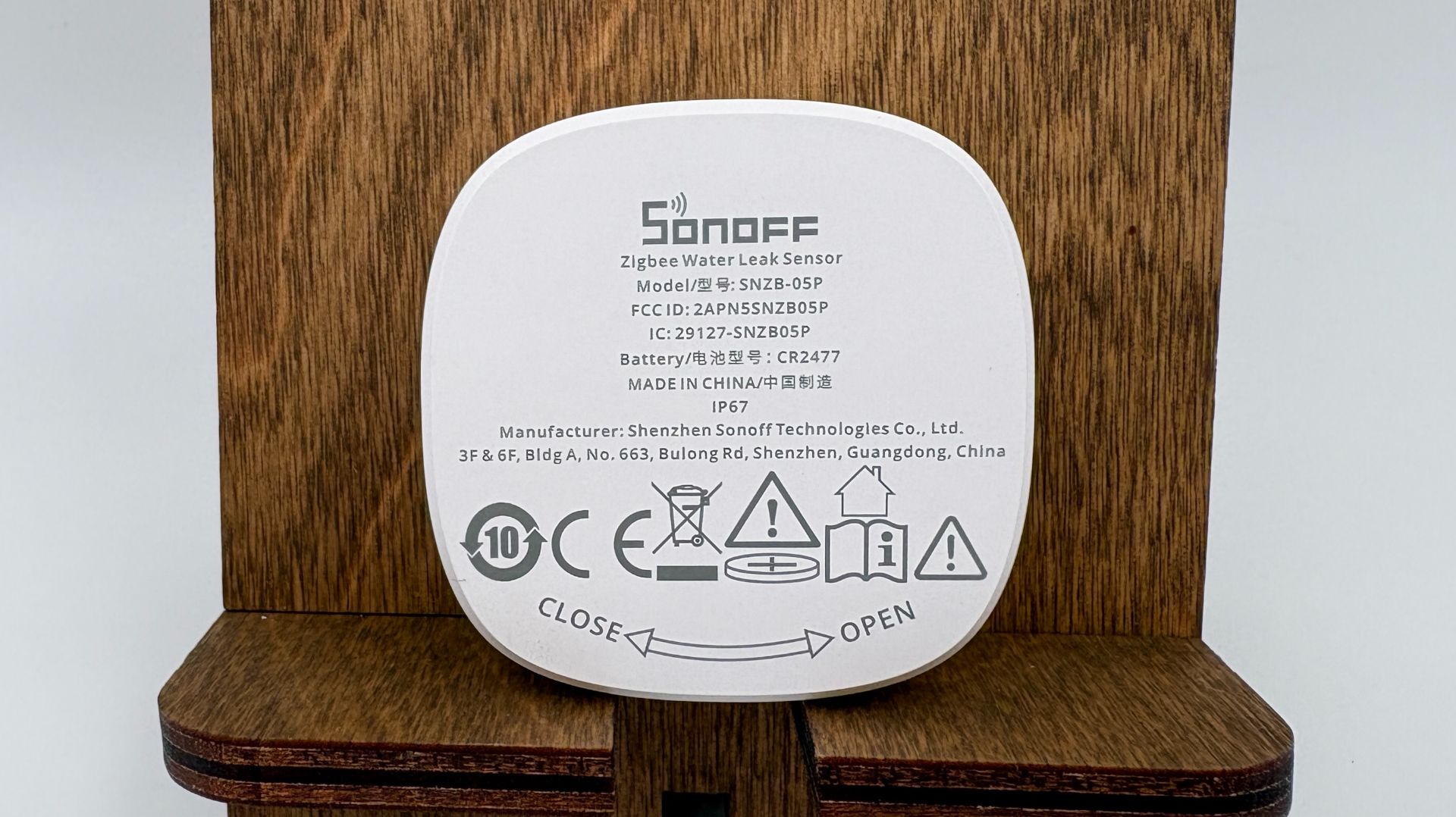Обзор датчика протечки Sonoff SNZB-05P